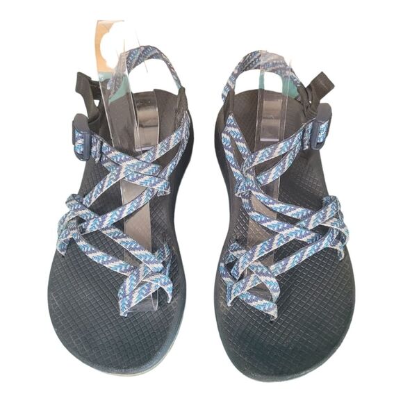 Chaco Zcloud X2 Purple Blue diamond print sandal size 9 - Picture 2 of 8